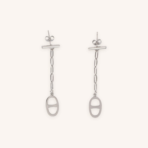 Marina silver earrings - Zag Bijoux