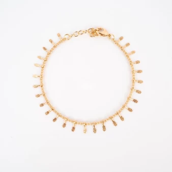 Ears mini gold bracelet - Pomme Cannelle