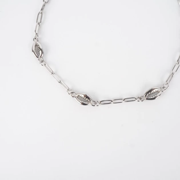Sanae silver anklet chain -...
