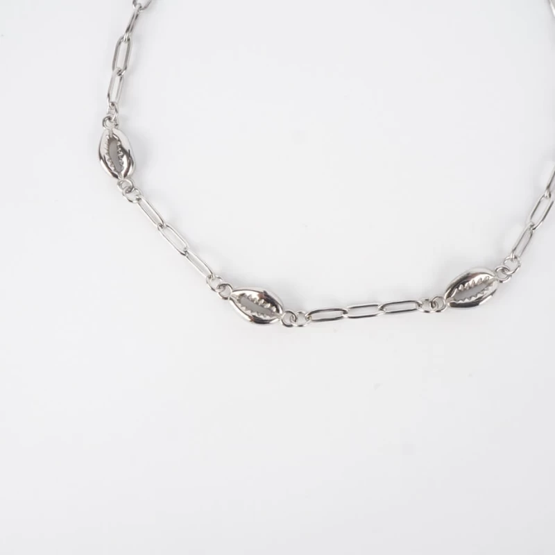 Sanae silver anklet chain - Zag Bijoux