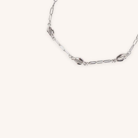 Sanae silver anklet chain - Zag Bijoux