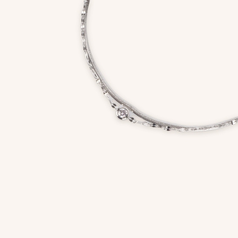 Chaine de cheville Ayla en acier - Zag Bijoux