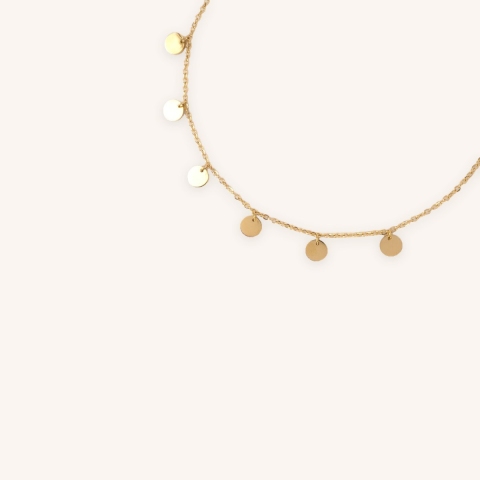 Helena gold anklet chain - Zag Bijoux