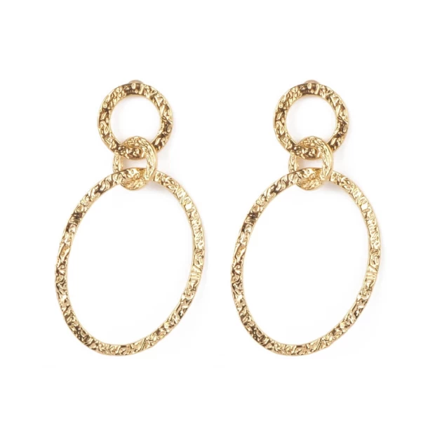 Lucrecia gold earrings - Zag Bijoux