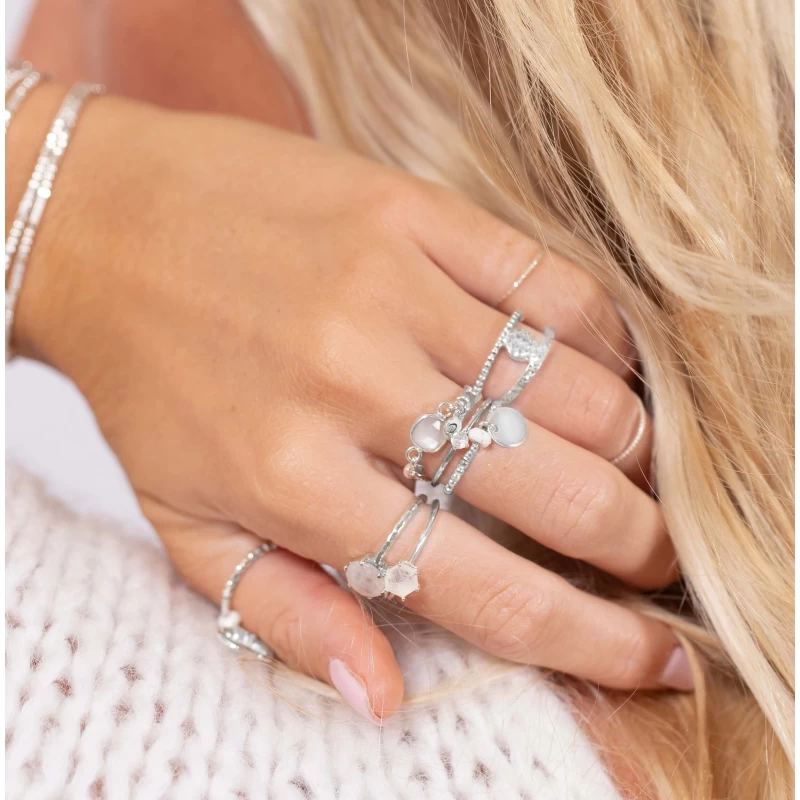 Bilbao silver ring - Doriane Bijoux Bilbao silver ring - Doriane Bijoux