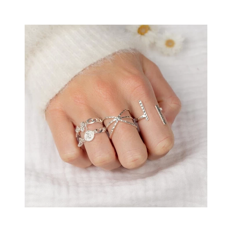 Milan silver ring - Doriane Bijoux Milan silver ring - Doriane Bijoux