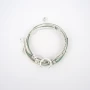 Moonlight bracelet white-green - Doriane Bijoux
