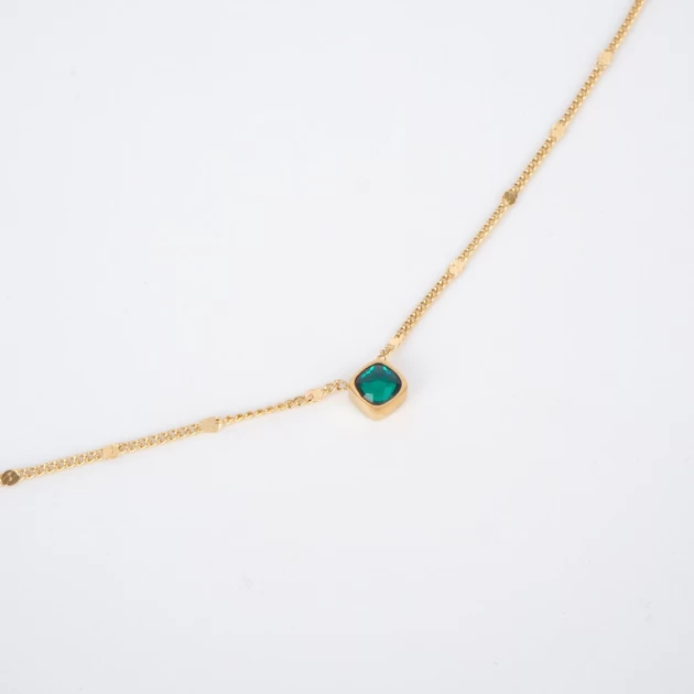 Amael green gold necklace -...