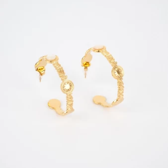 Marilyn gold hoops earrings...