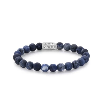 Mad Midnight 8mm stone bracelet - Rebel & Rose