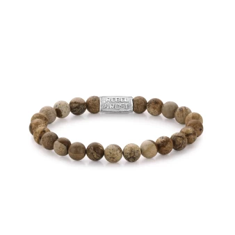 Woodstock 8mm stone bracelet - Rebel & Rose