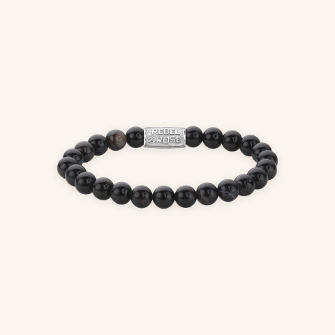 Bracelet Black Velvet 8mm - Rebel & Rose
