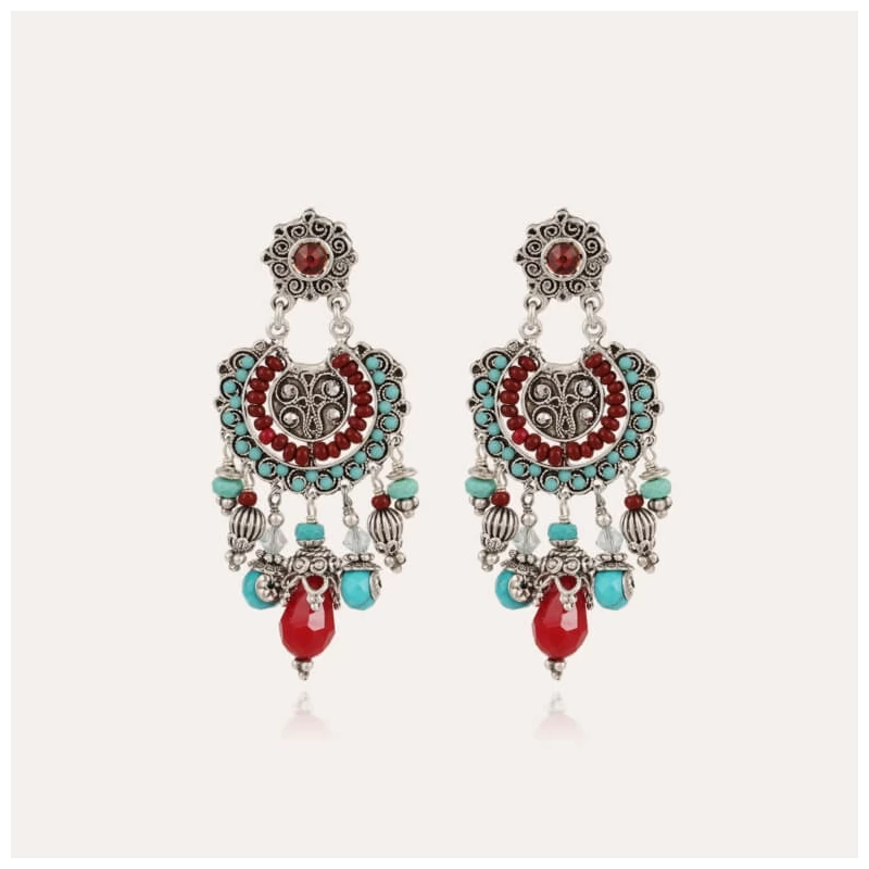 Silver earrings Aicha  - Gas Bijoux