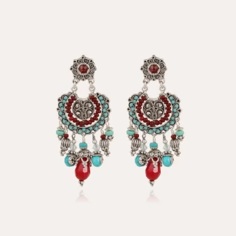 Silver earrings Aicha  -...