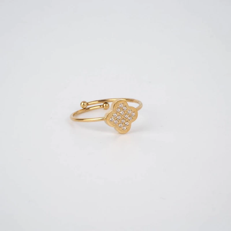 San Pietro ring steel gold - Zag Bijoux San Pietro ring steel gold - Zag Bijoux