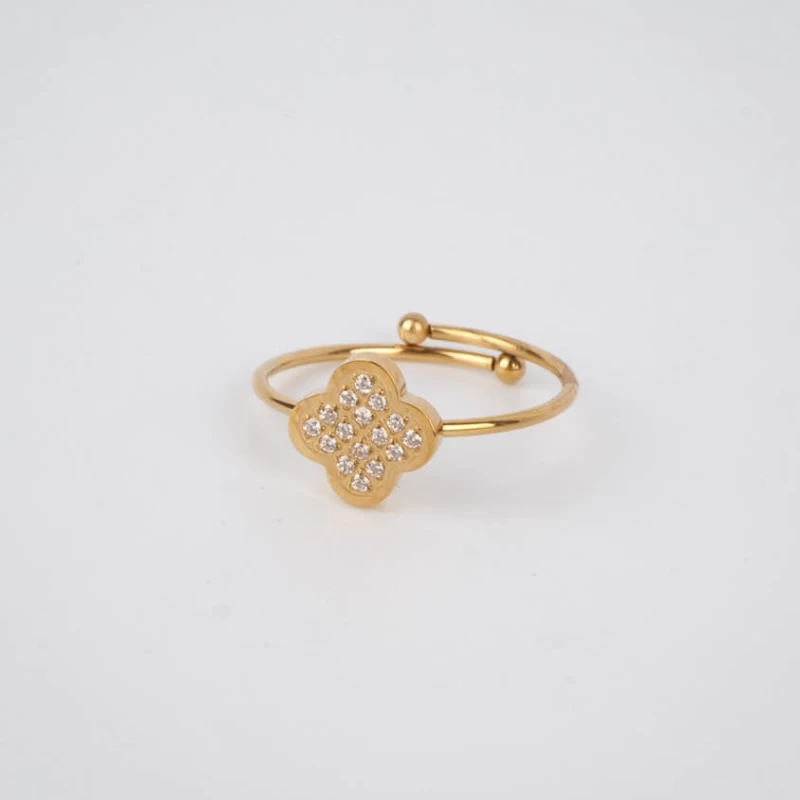 Bague San Pietro acier or - Zag Bijoux Bague San Pietro acier or - Zag Bijoux
