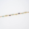 Falls bracelet blue steel gold - Zag Bijoux
