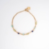 Bracelet Falls bleu acier or - Zag Bijoux