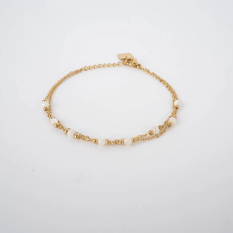 Falls bracelet steel white gold - Zag Bijoux Falls bracelet steel white gold - Zag Bijoux
