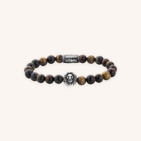Bracelet Who's affraid of the Lion 8mm - Rebel & Rose