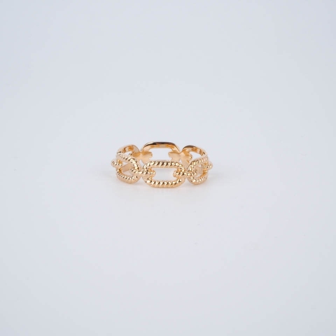Mini gold-plated Eoline ring - Pomme Cannelle