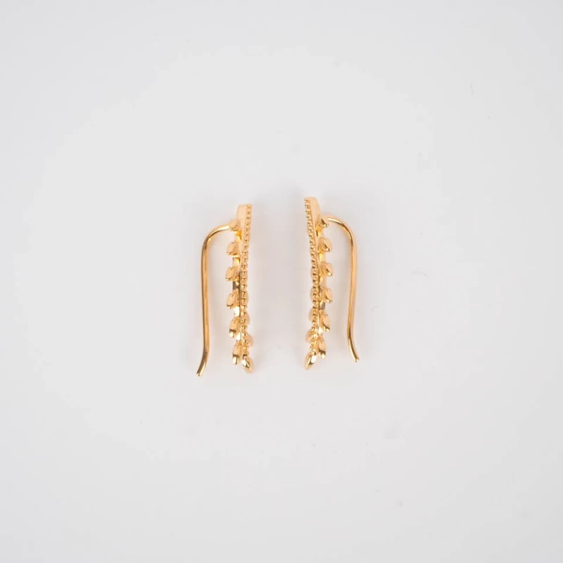 Boucles d'oreilles earcuff épis or - Pomme Cannelle Boucles d'oreilles earcuff épis or - Pomme Cannelle