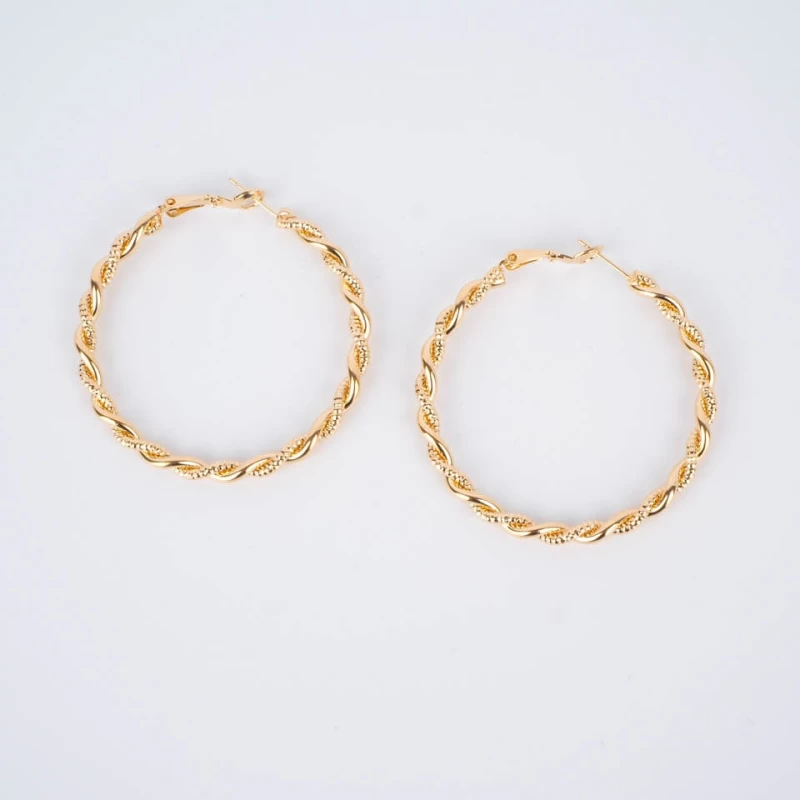 Eve hoop earrings gold - Pomme Cannelle Eve hoop earrings gold - Pomme Cannelle