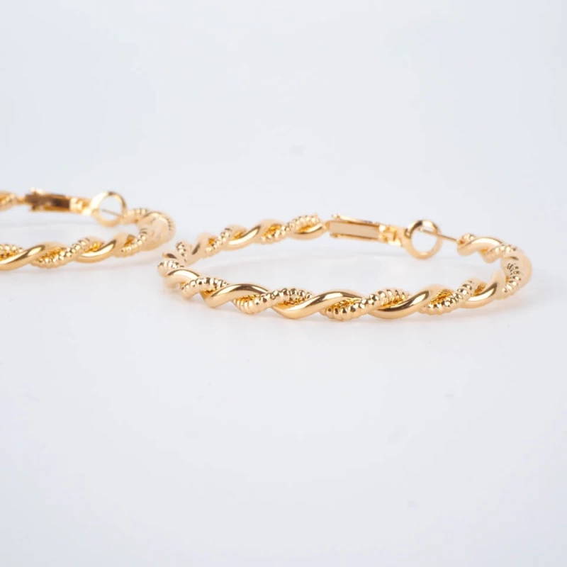 Eve hoop earrings gold - Pomme Cannelle Eve hoop earrings gold - Pomme Cannelle