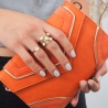 Bague Fleur nacrée acier - Zag Bijoux