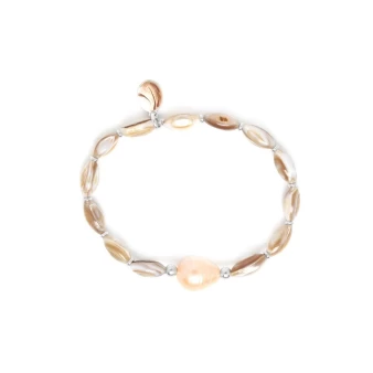 Stretch bracelet with a cultured pearl - Nature Bijoux