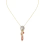 Gaudi golden jasper & mother-of-pearl necklace - Nature Bijoux