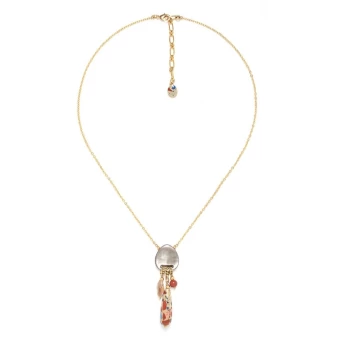 Gaudi golden jasper & mother-of-pearl necklace - Nature Bijoux