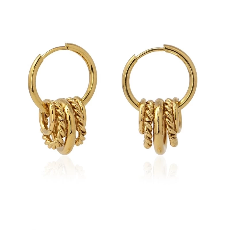 Multi hoop earrings - Anartxy