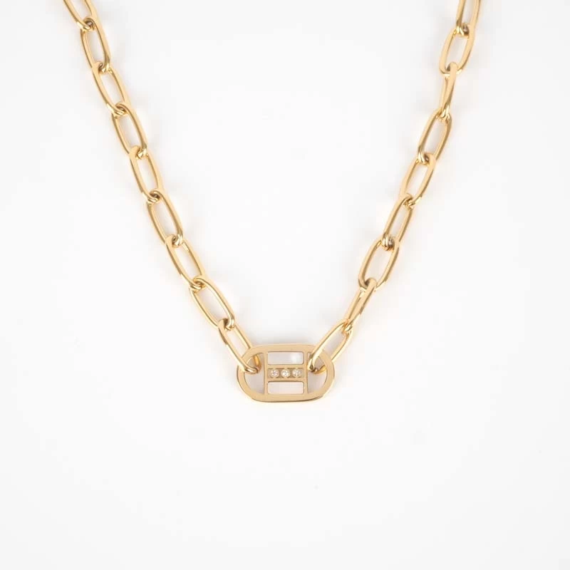 Gold pearl necklace - ZAG jewelry Gold pearl necklace - ZAG jewelry