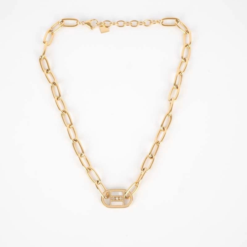 Gold pearl necklace - ZAG jewelry Gold pearl necklace - ZAG jewelry