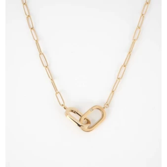 Amasis necklace in gold steel - Zag Bijoux