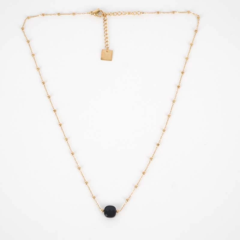 Anty black steel gold necklace - Zag jewelry Anty black steel gold necklace - Zag jewelry