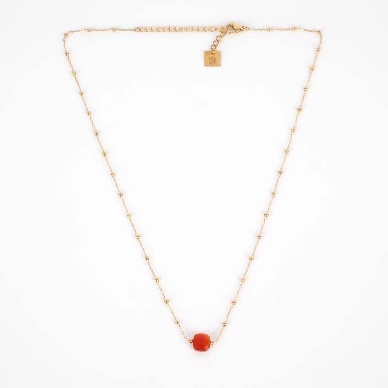 Necklace Anty red stone - Zag jewelry Necklace Anty red stone - Zag jewelry