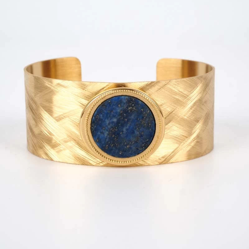Bracelet Bata bleu acier or - Zag Bijoux