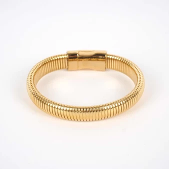 Ay bangle bracelet in gold...