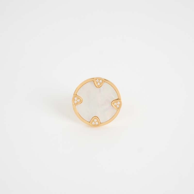 Corazon steel gold ring - Zag Bijoux