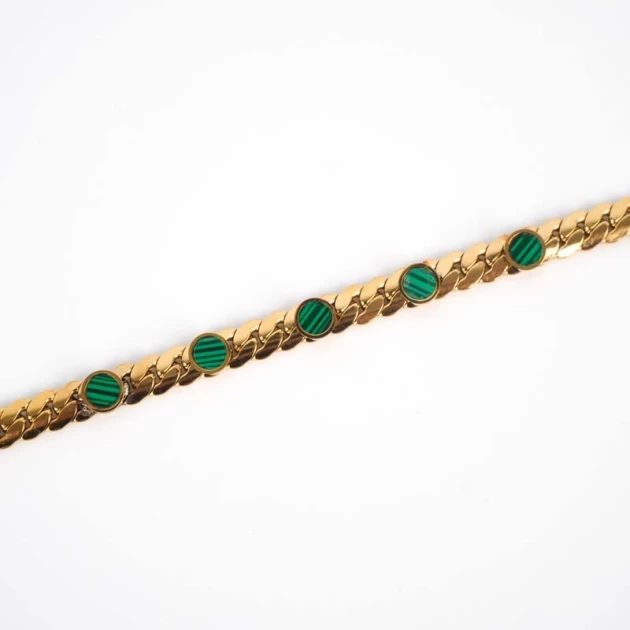 Bracelet Euphorie vert or -...