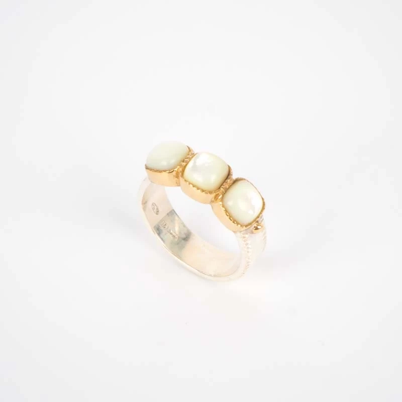 copy of Grey Lavinia ethnic ring in silver - Canyon copy of Grey Lavinia ethnic ring in silver - Canyon
