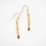 Gold link earrings - By164 Paris
