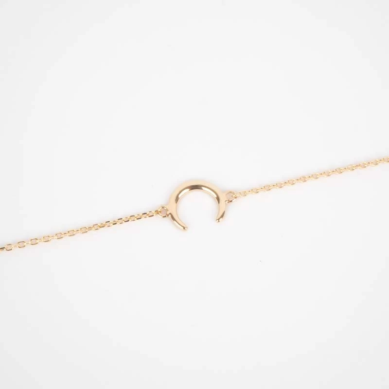 Gold plated horn bracelet - Pomme Cannelle