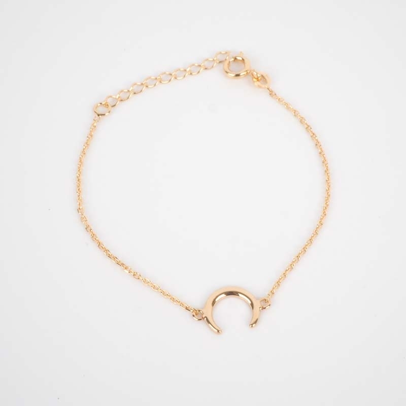 Gold plated horn bracelet - Pomme Cannelle