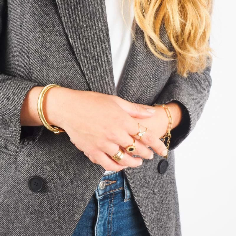Ay gold steel bracelet - Zag jewelry Ay gold steel bracelet - Zag jewelry