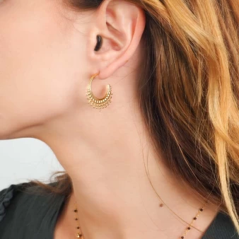 Sunshine gold earrings - Anartxy