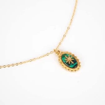 Green Malina necklace - Bohm Paris