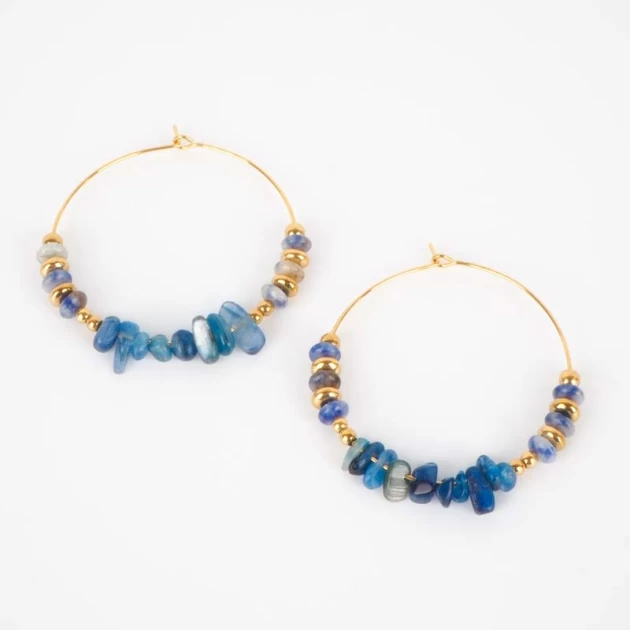 Blue Daleyza earrings -...